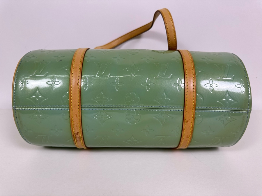 Louis Vuitton Vernis Monogram Bedford Handbag Mint Green 12 X 6 [Photo 11]