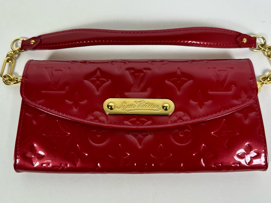 Louis Vuitton Vernis Monogram Sunset Boulevard Clutch Handbag 9.25 X 5 [Photo 6]