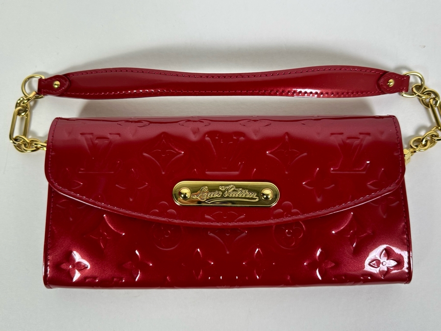 Louis Vuitton Vernis Monogram Sunset Boulevard Clutch Handbag 9.25 X 5 [Photo 3]