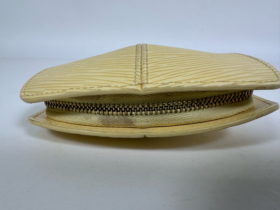 Louis Vuitton Epi Vanilla Yellow Leather Coin Change Purse 4.5 X 3.5 [Photo 7]