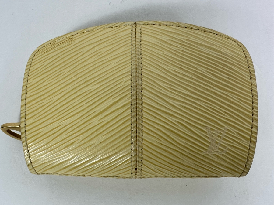 Louis Vuitton Epi Vanilla Yellow Leather Coin Change Purse 4.5 X 3.5 [Photo 2]