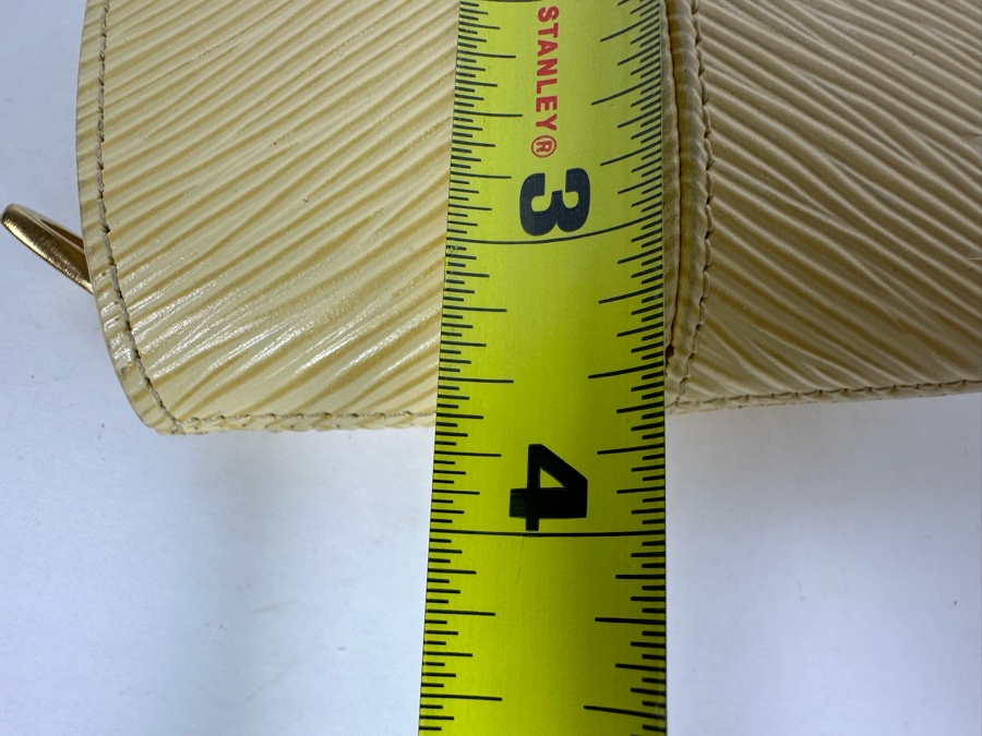 Louis Vuitton Epi Vanilla Yellow Leather Coin Change Purse 4.5 X 3.5 [Photo 11]