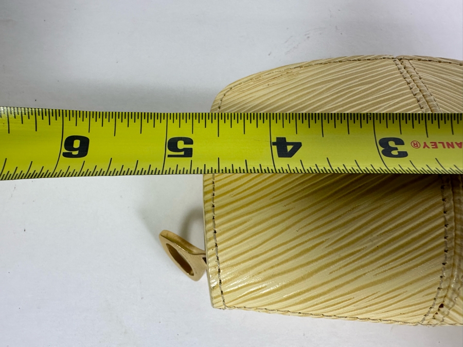 Louis Vuitton Epi Vanilla Yellow Leather Coin Change Purse 4.5 X 3.5 [Photo 10]