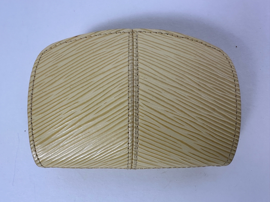 Louis Vuitton Epi Vanilla Yellow Leather Coin Change Purse 4.5 X 3.5 [Photo 6]