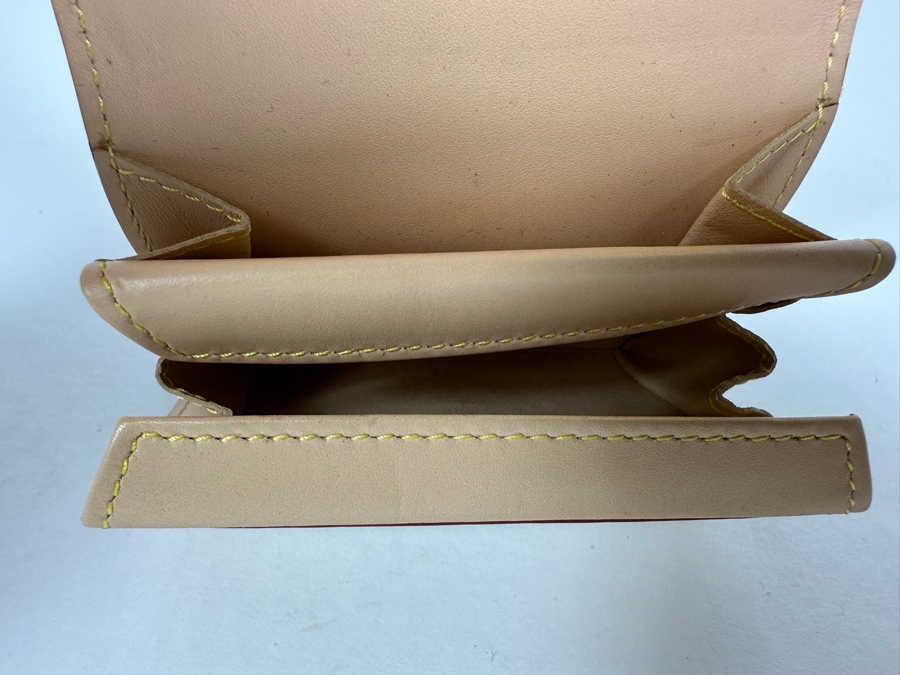 Louis Vuitton Porte Monnaie Plat Coin Purse Wallet White Multicolor Monogram 4W X 3H [Photo 8]