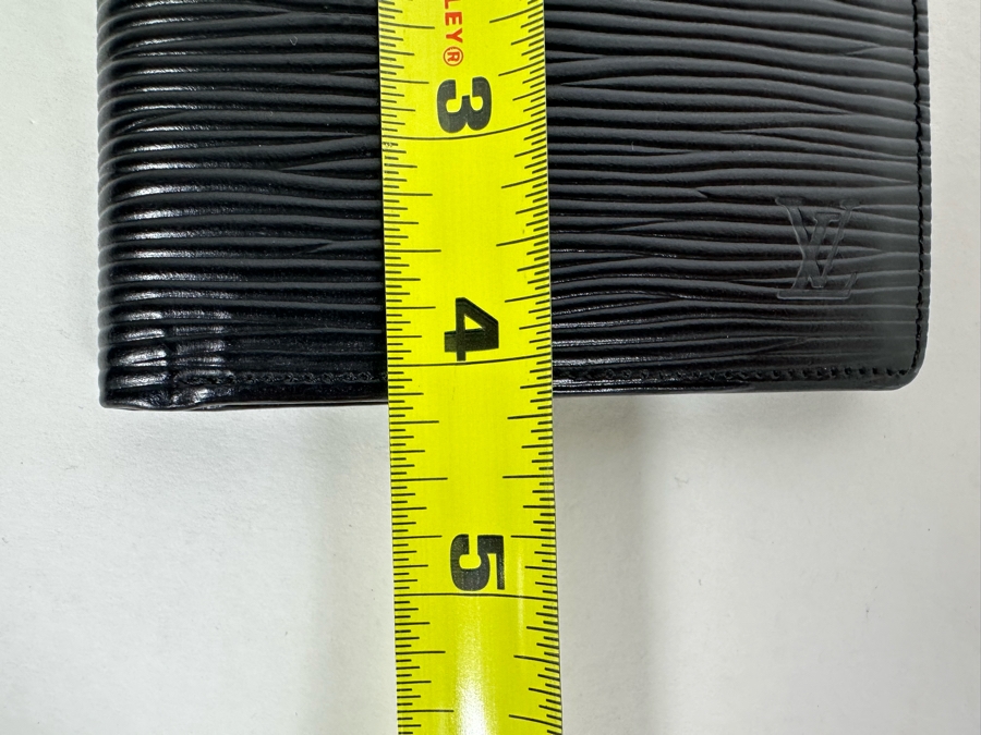 Louis Vuitton Epi Black Leather Bifold Wallet 4.25W X 4.2H [Photo 8]