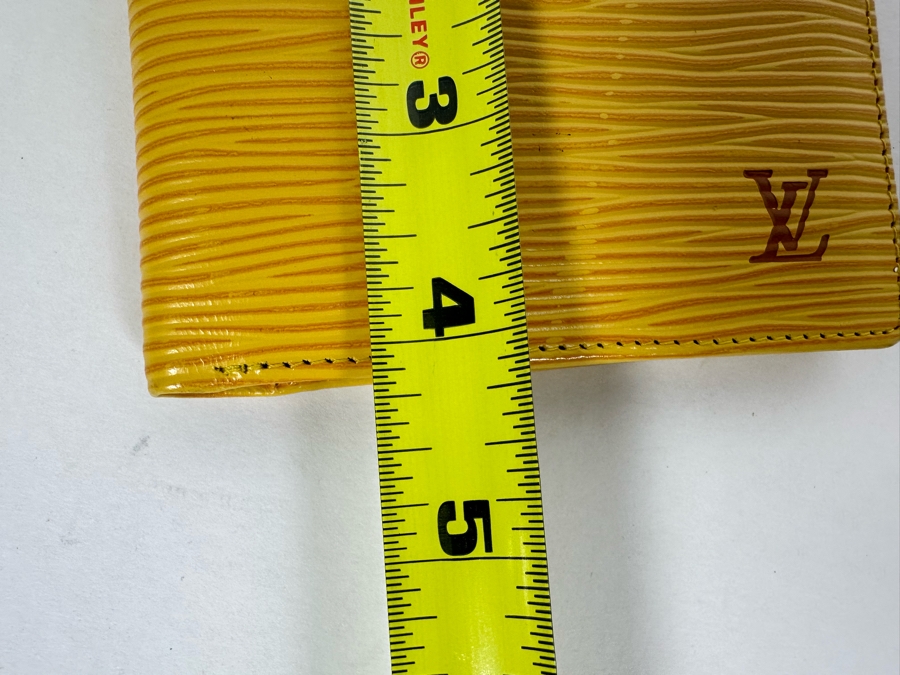 Louis Vuitton Epi Yellow Leather Bifold Wallet 4.25W X 4.2H [Photo 8]