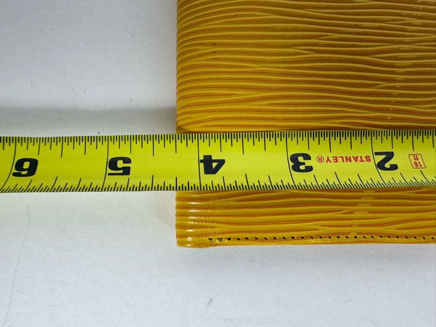Louis Vuitton Epi Yellow Leather Bifold Wallet 4.25W X 4.2H [Photo 7]