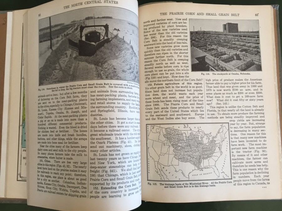 Pair of CA State Text Books - 1958 Music Now and Long Ago & 1931 Human Geography [Photo 15]