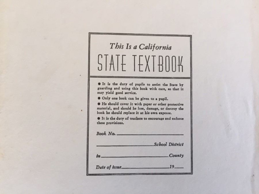 Pair of CA State Text Books - 1958 Music Now and Long Ago & 1931 Human Geography [Photo 3]