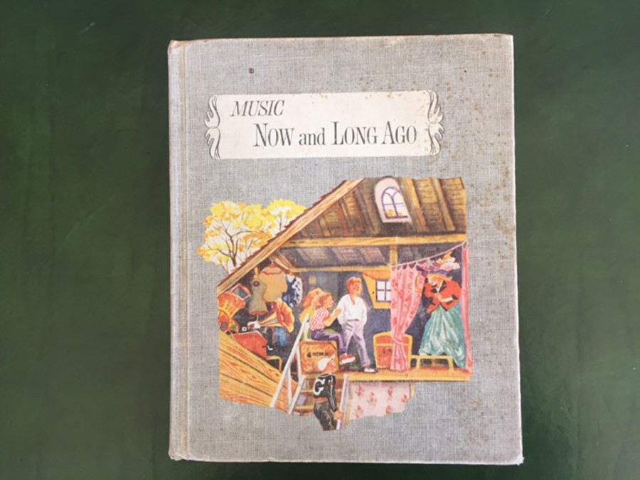 Pair of CA State Text Books - 1958 Music Now and Long Ago & 1931 Human Geography [Photo 2]