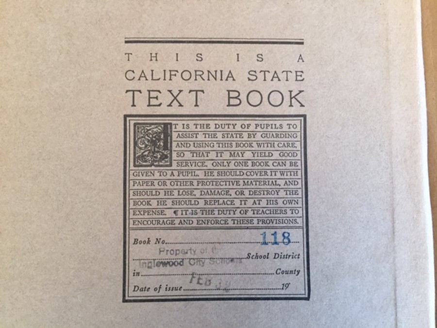 Pair of CA State Text Books - 1958 Music Now and Long Ago & 1931 Human Geography [Photo 10]