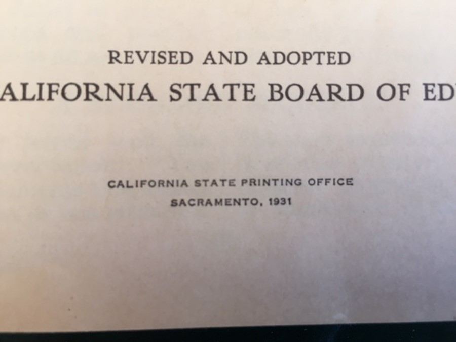 Pair of CA State Text Books - 1958 Music Now and Long Ago & 1931 Human Geography [Photo 13]
