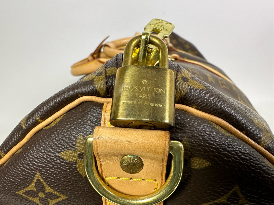 Louis Vuitton Monogram Canvas Keepall 55 Bag 24W X 12H [Photo 13]