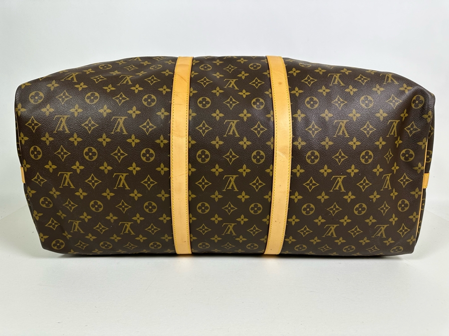 Louis Vuitton Monogram Canvas Keepall 55 Bag 24W X 12H [Photo 11]