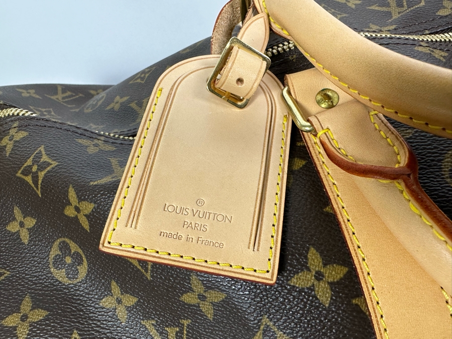 Louis Vuitton Monogram Canvas Keepall 55 Bag 24W X 12H [Photo 6]