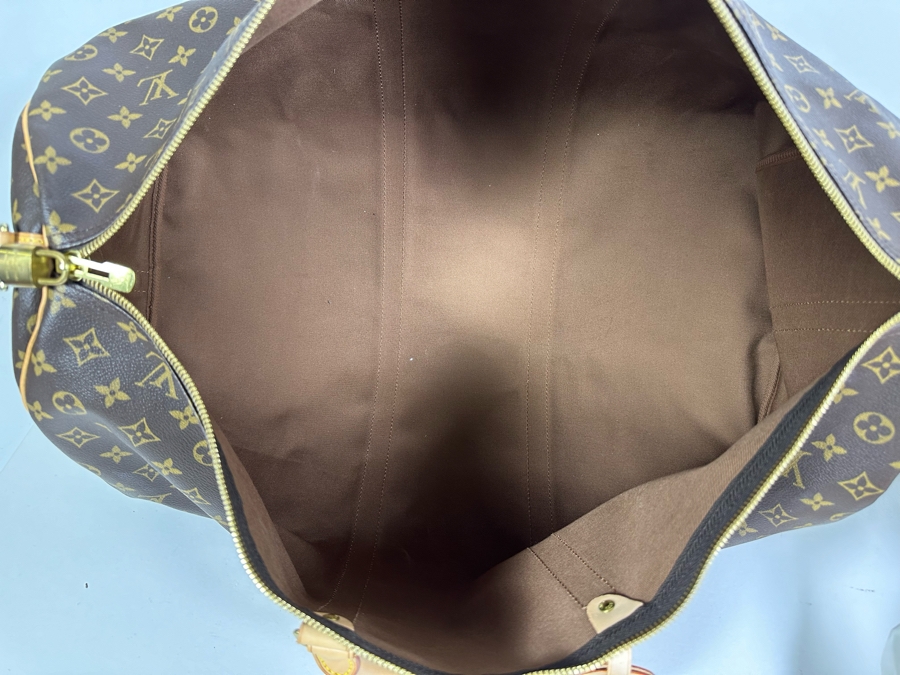 Louis Vuitton Monogram Canvas Keepall 55 Bag 24W X 12H [Photo 18]