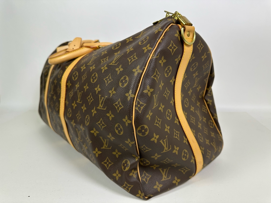 Louis Vuitton Monogram Canvas Keepall 55 Bag 24W X 12H [Photo 8]