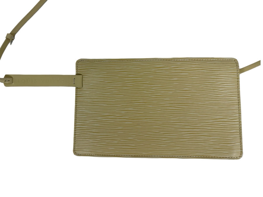 Louis Vuitton Yellow Epi Leather Belt Bag 8W X 5H