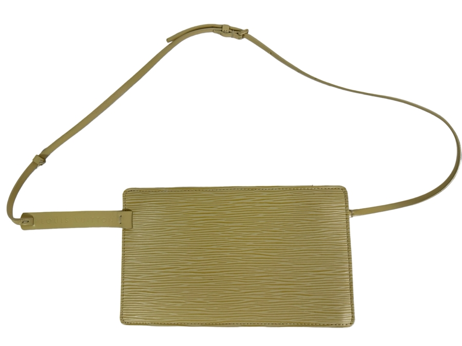 Louis Vuitton Yellow Epi Leather Belt Bag 8W X 5H [Photo 2]