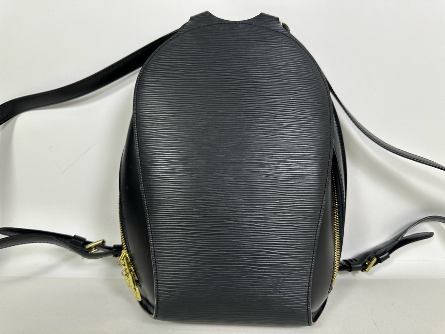 Louis Vuitton Black Epi Mabillon Backpack Handbag 9W X 12.5H [Photo 2]