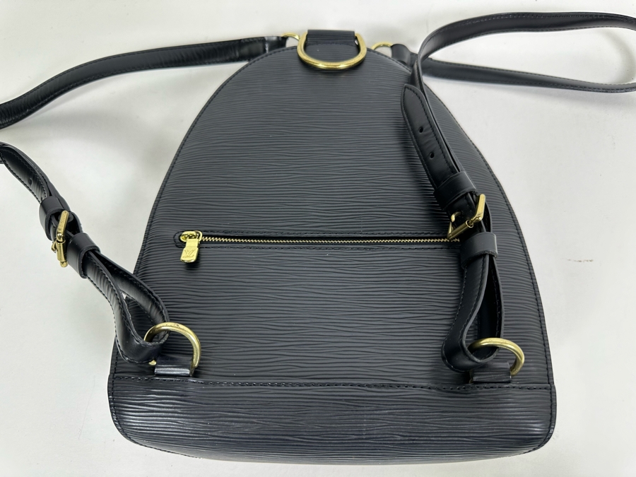 Louis Vuitton Black Epi Mabillon Backpack Handbag 9W X 12.5H [Photo 7]