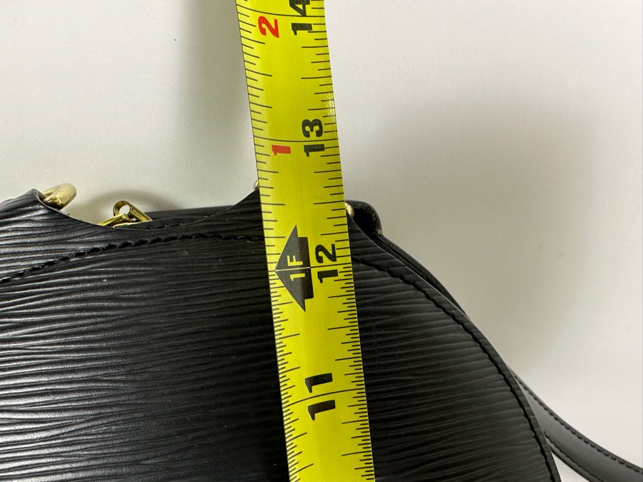 Louis Vuitton Black Epi Mabillon Backpack Handbag 9W X 12.5H [Photo 12]