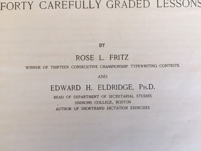 Pair of Vintage Typewriting Books - 1925 Progressive Typewriting & 1912 Expert Typewriting [Photo 6]