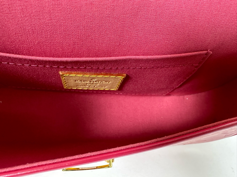 Louis Vuitton Malibu Street Patent Leather Pink Shoulder Handbag 9W X 4D X 2H [Photo 11]