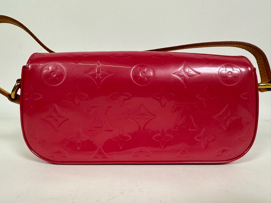 Louis Vuitton Malibu Street Patent Leather Pink Shoulder Handbag 9W X 4D X 2H [Photo 8]