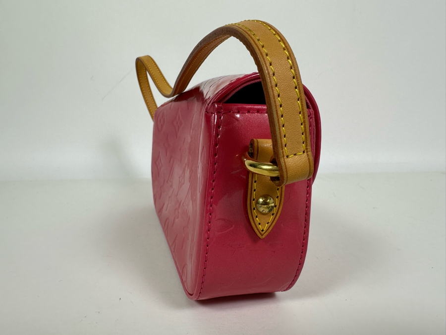 Louis Vuitton Malibu Street Patent Leather Pink Shoulder Handbag 9W X 4D X 2H [Photo 7]