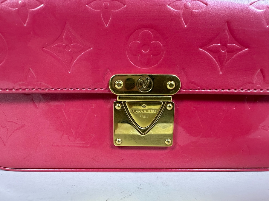 Louis Vuitton Malibu Street Patent Leather Pink Shoulder Handbag 9W X 4D X 2H [Photo 6]