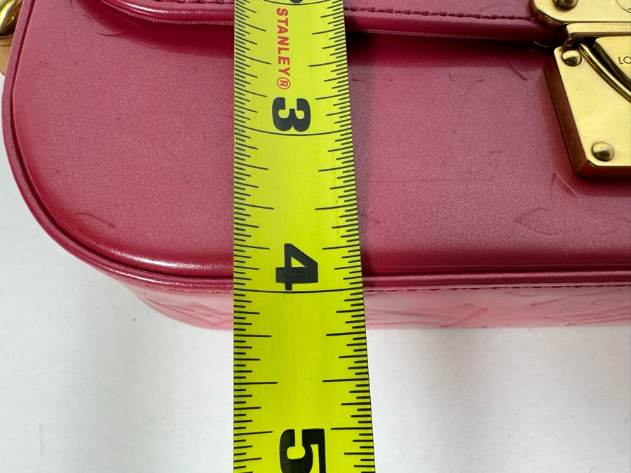 Louis Vuitton Malibu Street Patent Leather Pink Shoulder Handbag 9W X 4D X 2H [Photo 13]