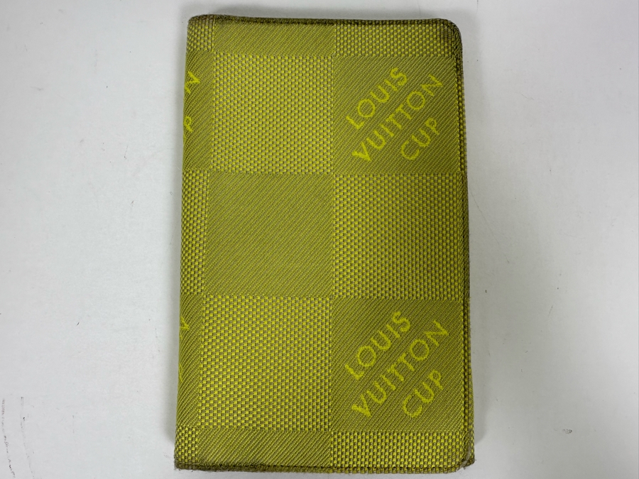 Louis Vuitton Green Damier Geant Neon LV Cup Organizer Wallet 5.5 X 8.5 [Photo 3]