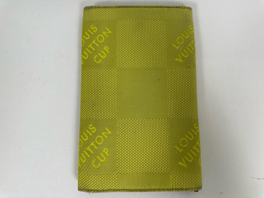 Louis Vuitton Green Damier Geant Neon LV Cup Organizer Wallet 5.5 X 8.5 [Photo 4]