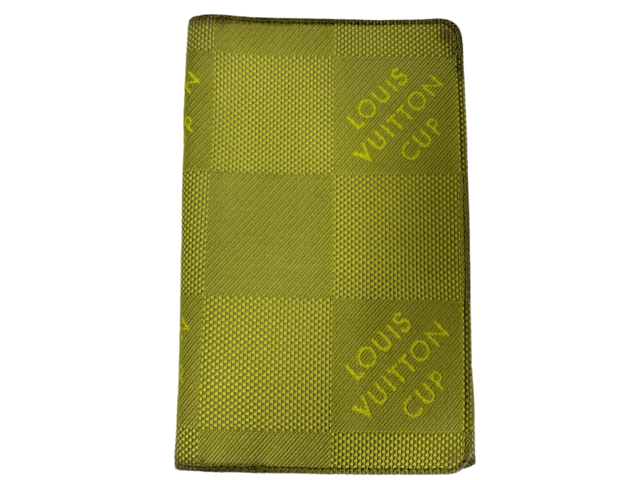 Louis Vuitton Green Damier Geant Neon LV Cup Organizer Wallet 5.5 X 8.5
