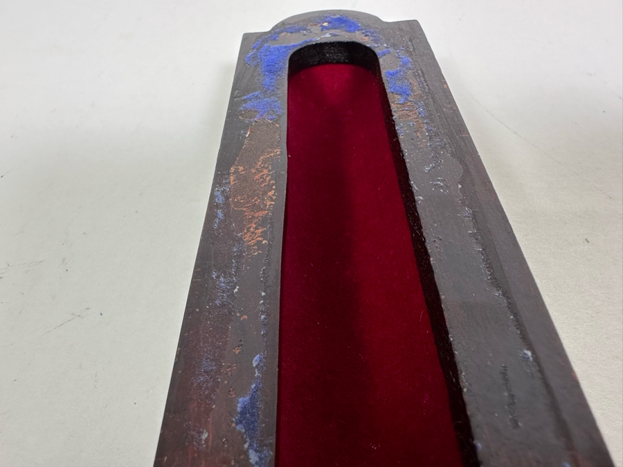 Stunning Russian Judaica Silver Enamel Filigree Mezuzah On Wood Hallmarked 84 9L X 2.25W 154.7g [Photo 19]