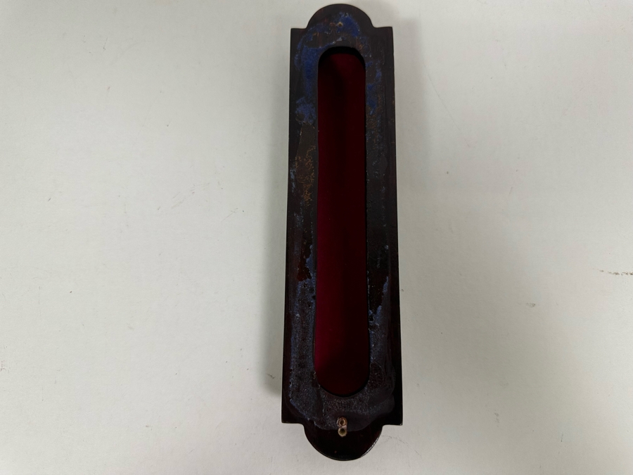 Stunning Russian Judaica Silver Enamel Filigree Mezuzah On Wood Hallmarked 84 9L X 2.25W 154.7g [Photo 17]