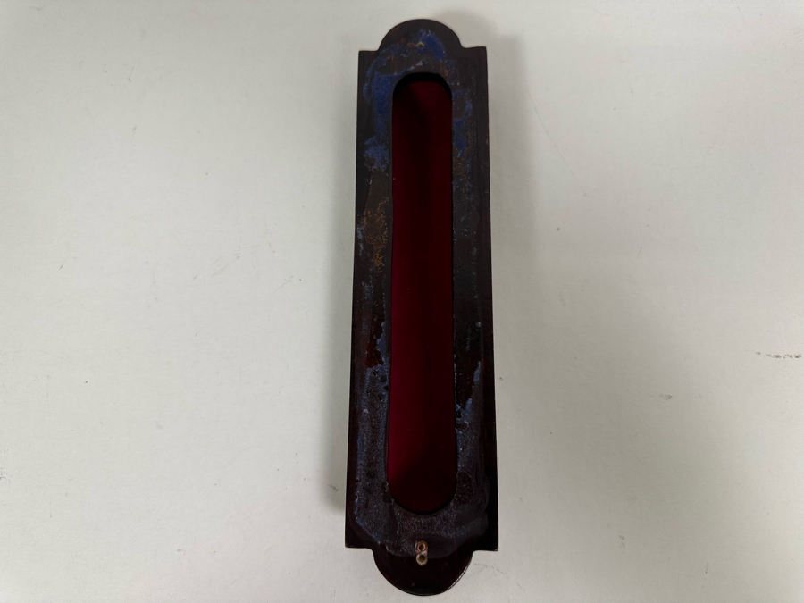 Stunning Russian Judaica Silver Enamel Filigree Mezuzah On Wood Hallmarked 84 9L X 2.25W 154.7g [Photo 18]