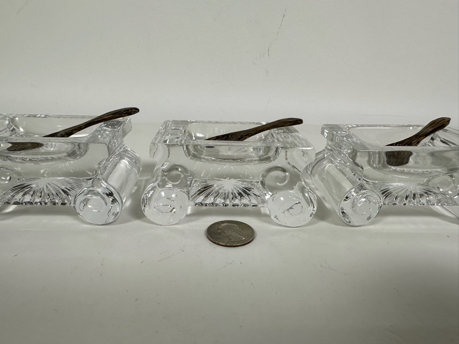 William Yeoward Crystal June Salt Dish & Spoon, Set Of Three Retails $915 [Photo 5]