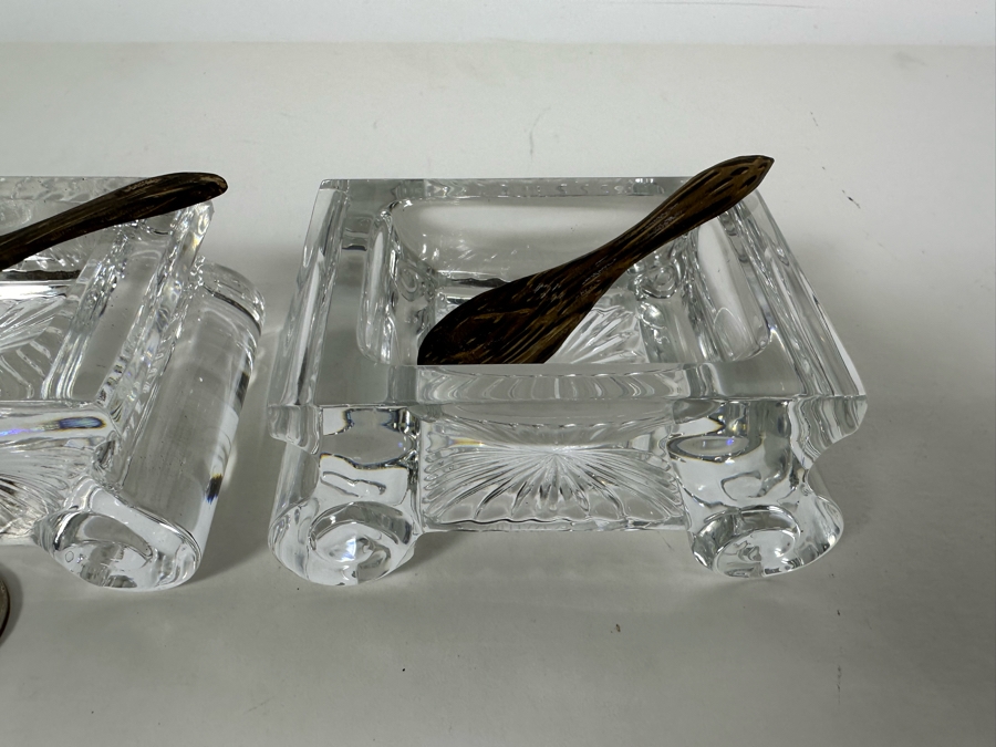 William Yeoward Crystal June Salt Dish & Spoon, Set Of Three Retails $915 [Photo 8]