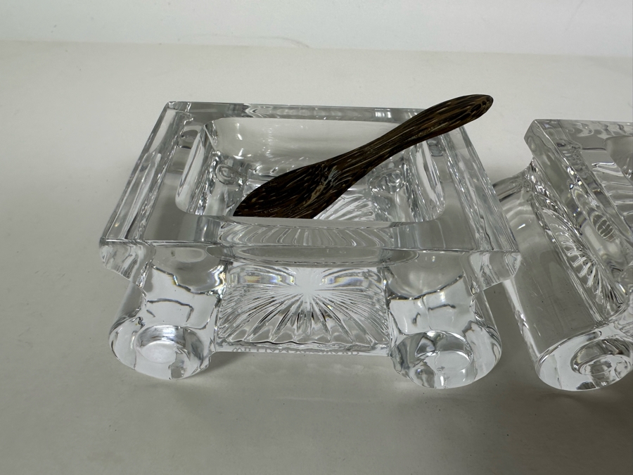 William Yeoward Crystal June Salt Dish & Spoon, Set Of Three Retails $915 [Photo 9]