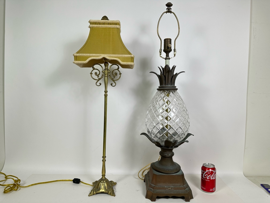 Pair Of Table Lamps 34H [Photo 4]
