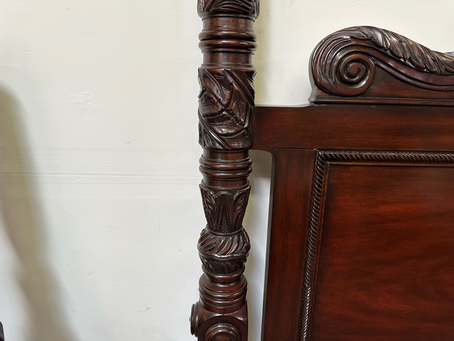 Stunning Ralph Lauren Mahogany Eastern King Size Bed [Photo 14]