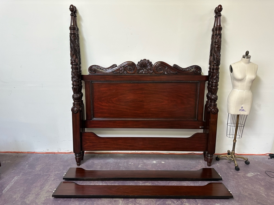 Stunning Ralph Lauren Mahogany Eastern King Size Bed [Photo 3]