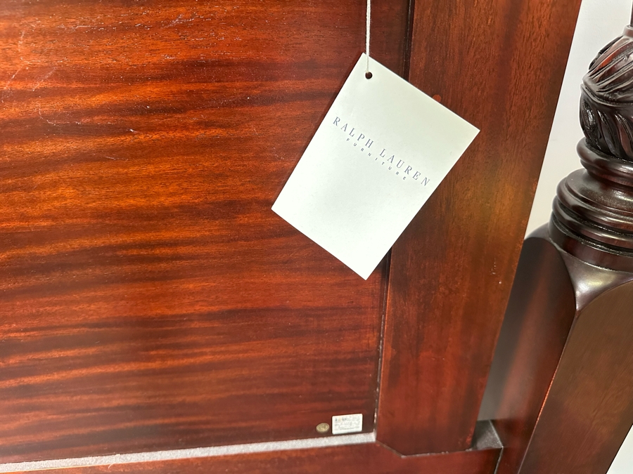 Stunning Ralph Lauren Mahogany Eastern King Size Bed [Photo 8]