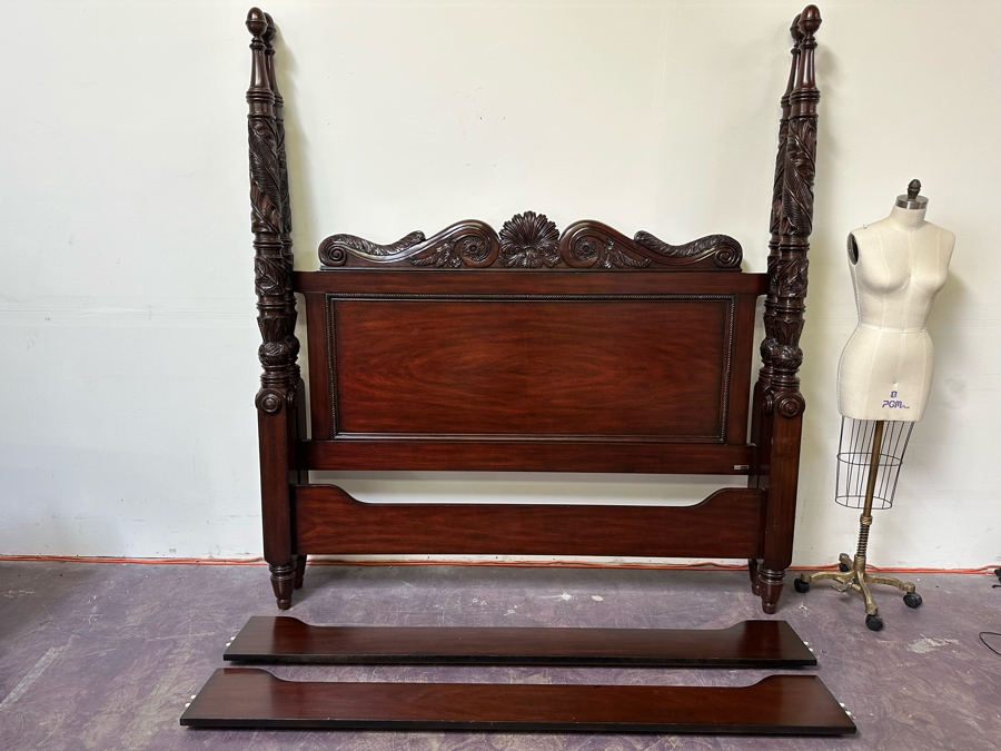 Stunning Ralph Lauren Mahogany Eastern King Size Bed [Photo 2]
