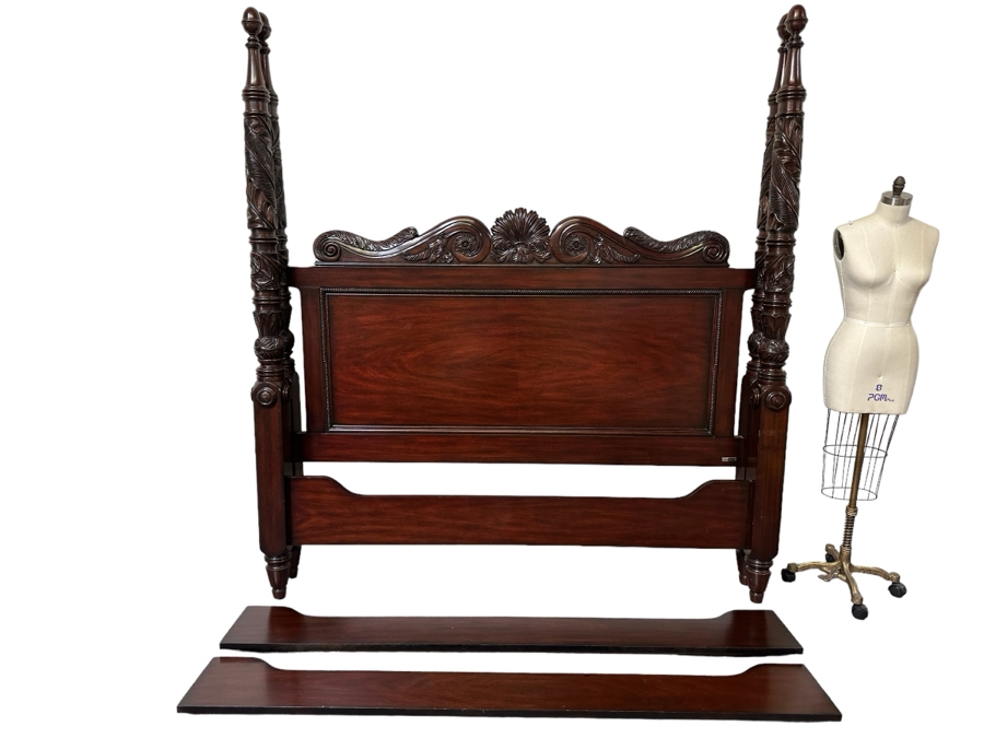 Stunning Ralph Lauren Mahogany Eastern King Size Bed