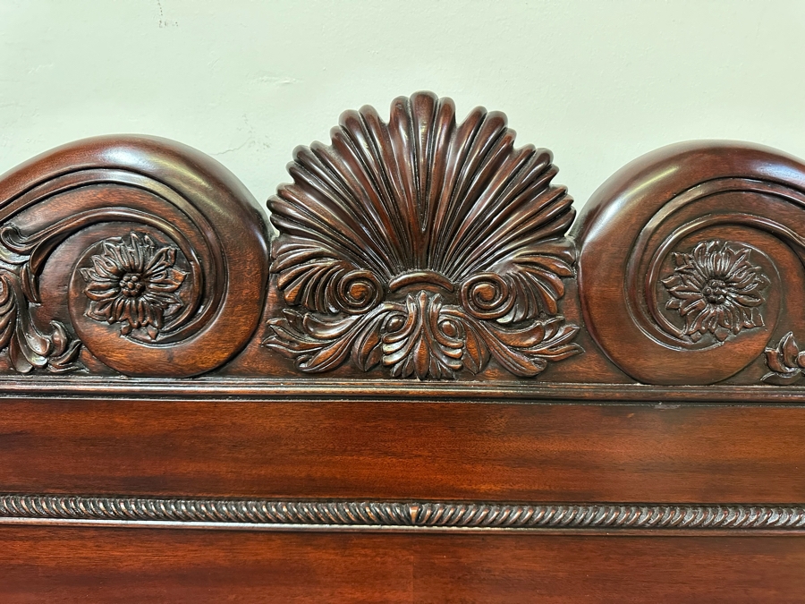 Stunning Ralph Lauren Mahogany Eastern King Size Bed [Photo 12]