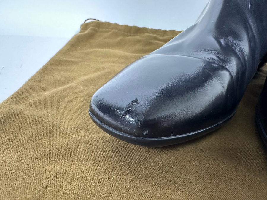 GUCCI Black Leather Boots Size 39 1/2 - 9 US [Photo 11]